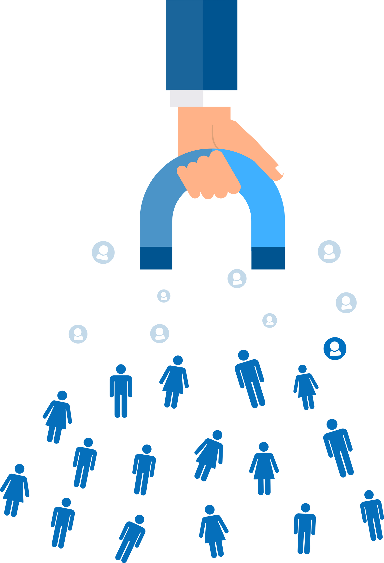 Attracting Customers Illustration